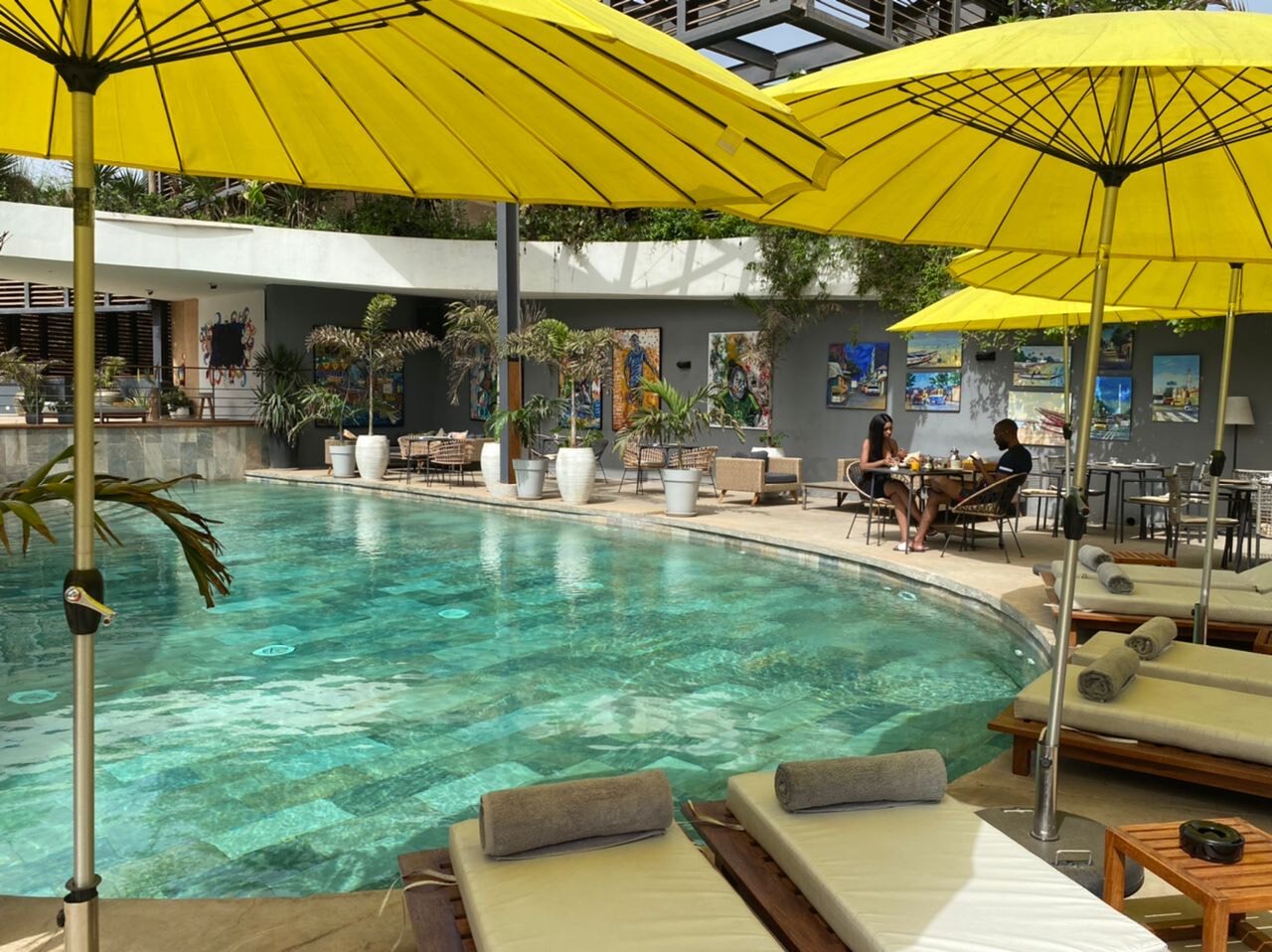 Piscine chauffée Adults Only BOMA Dakar
